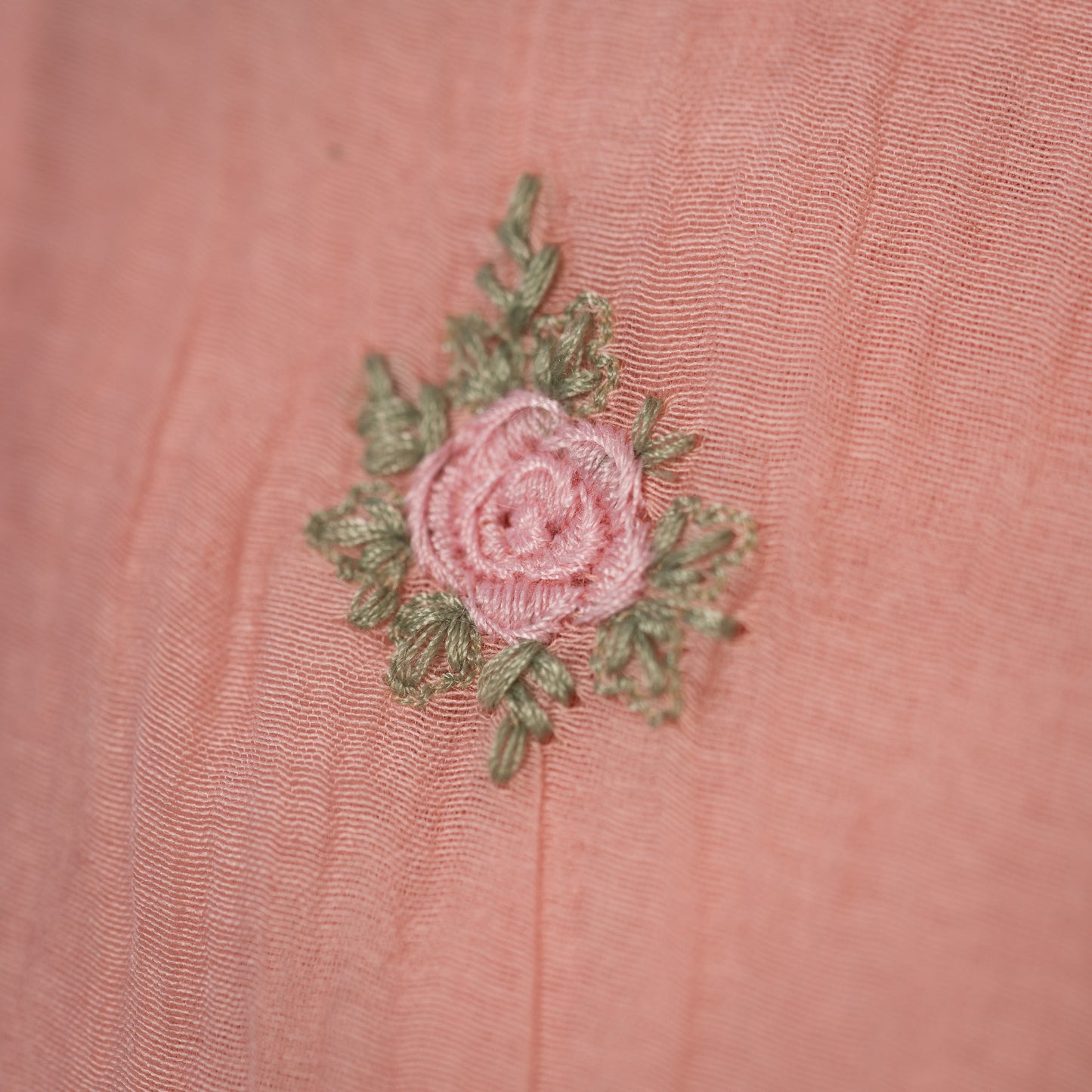 Blossom Whisper Peach Kurta Set