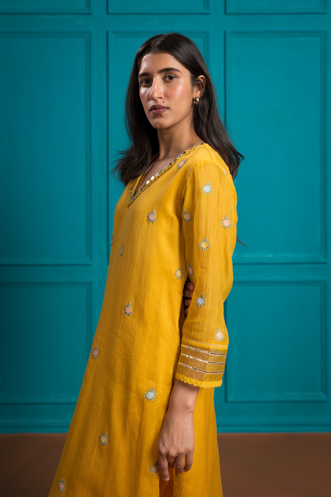 Amber Glow Kurta Set