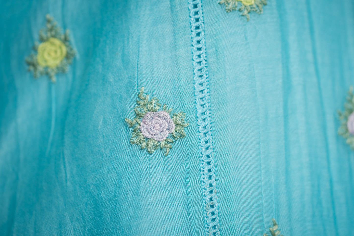 Ocean Bloom Kurta Set