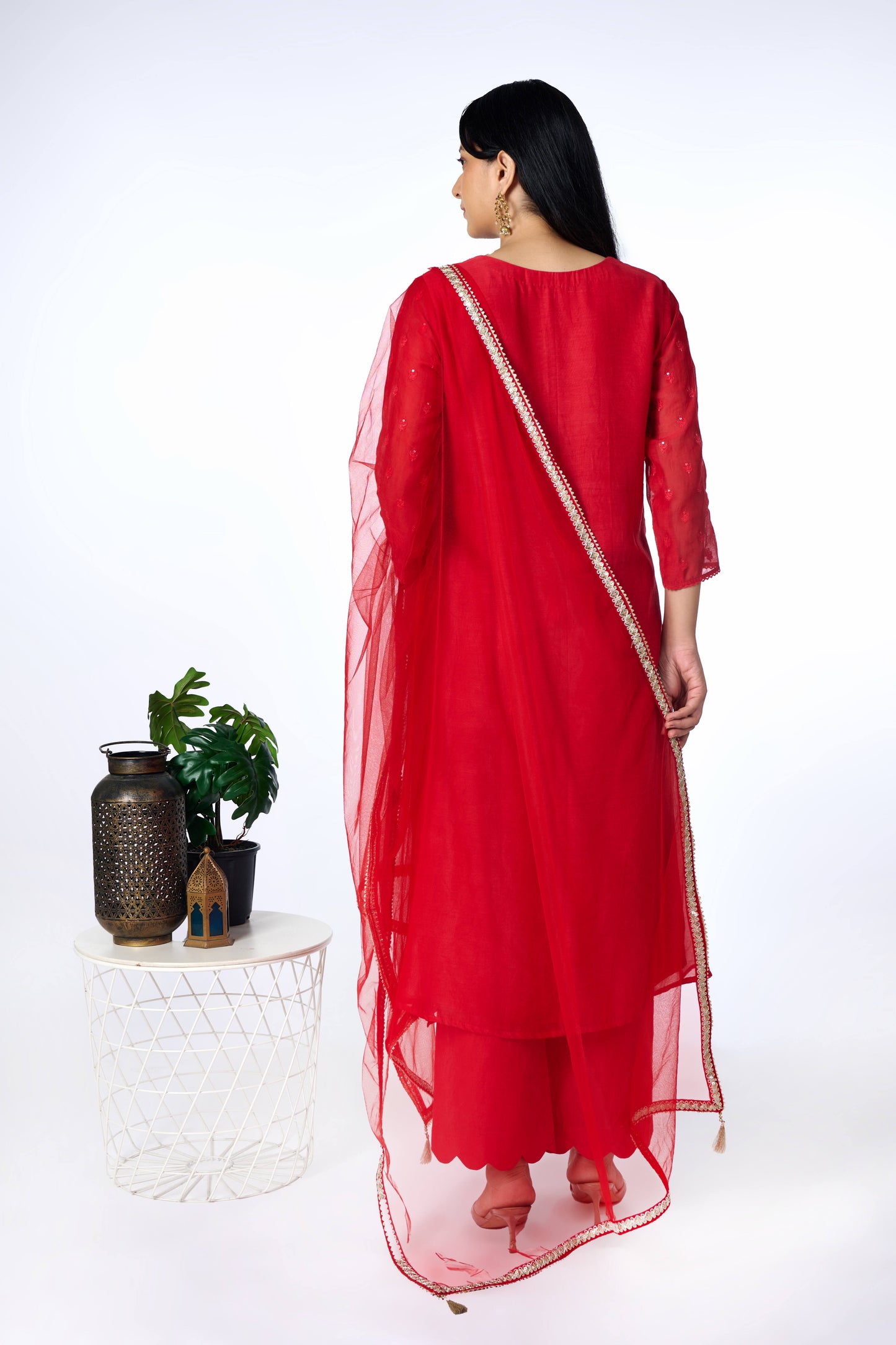 Scarlet Luxe Kurta Set