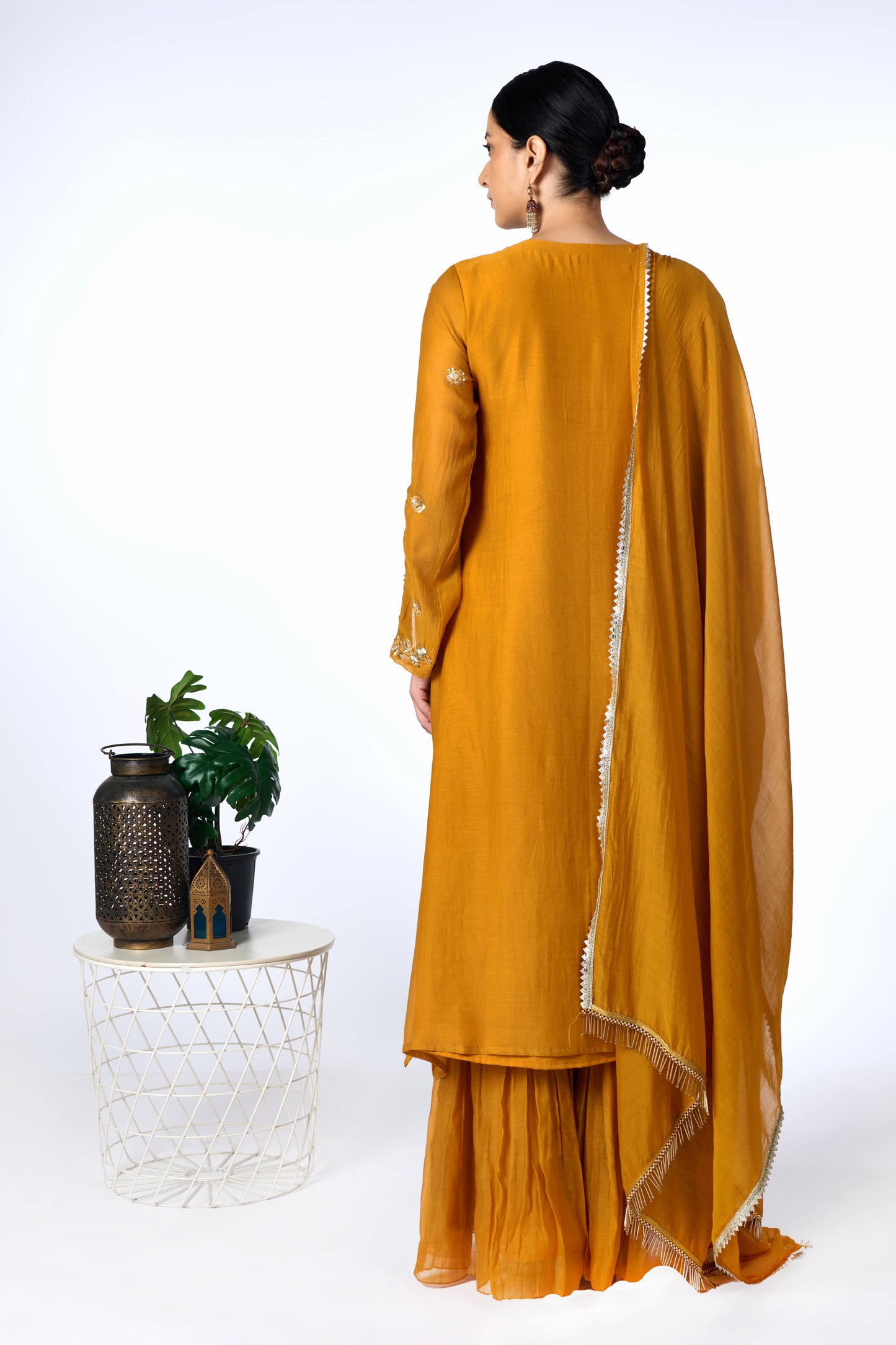 Mustard Garden Kurta Set