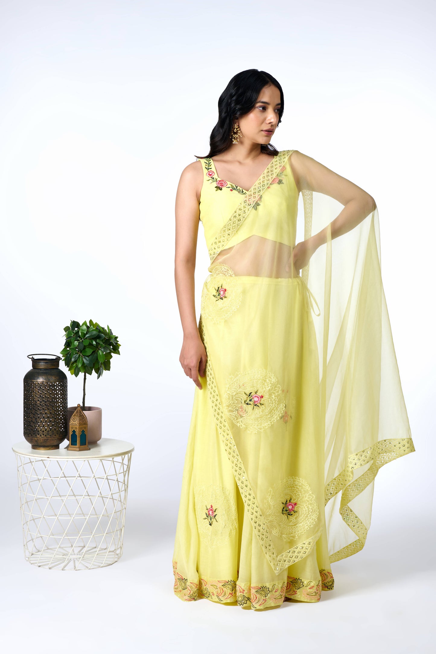 Lemon Imperial Lehenga