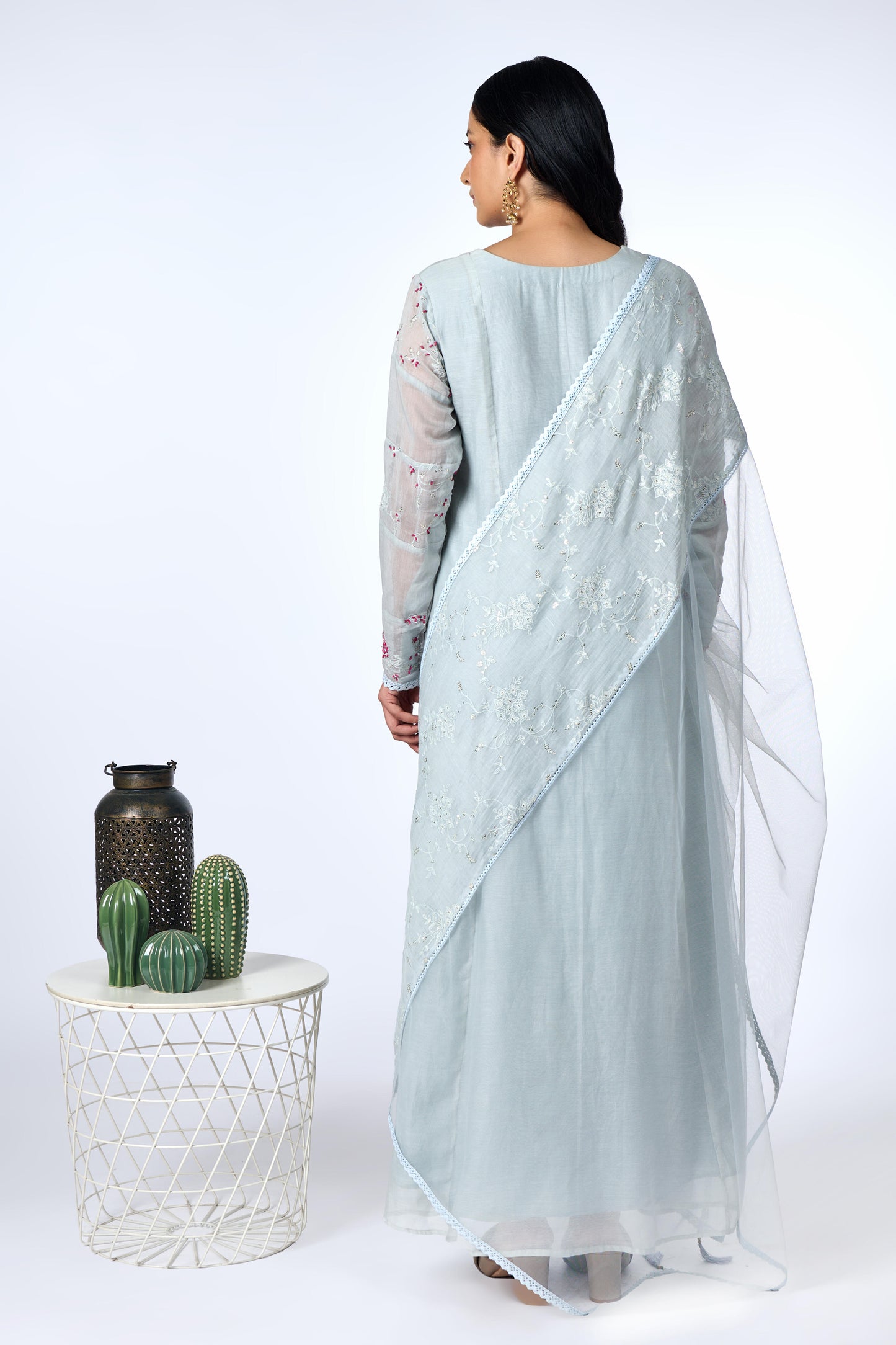 Heather Grey Harmony Kurta Set