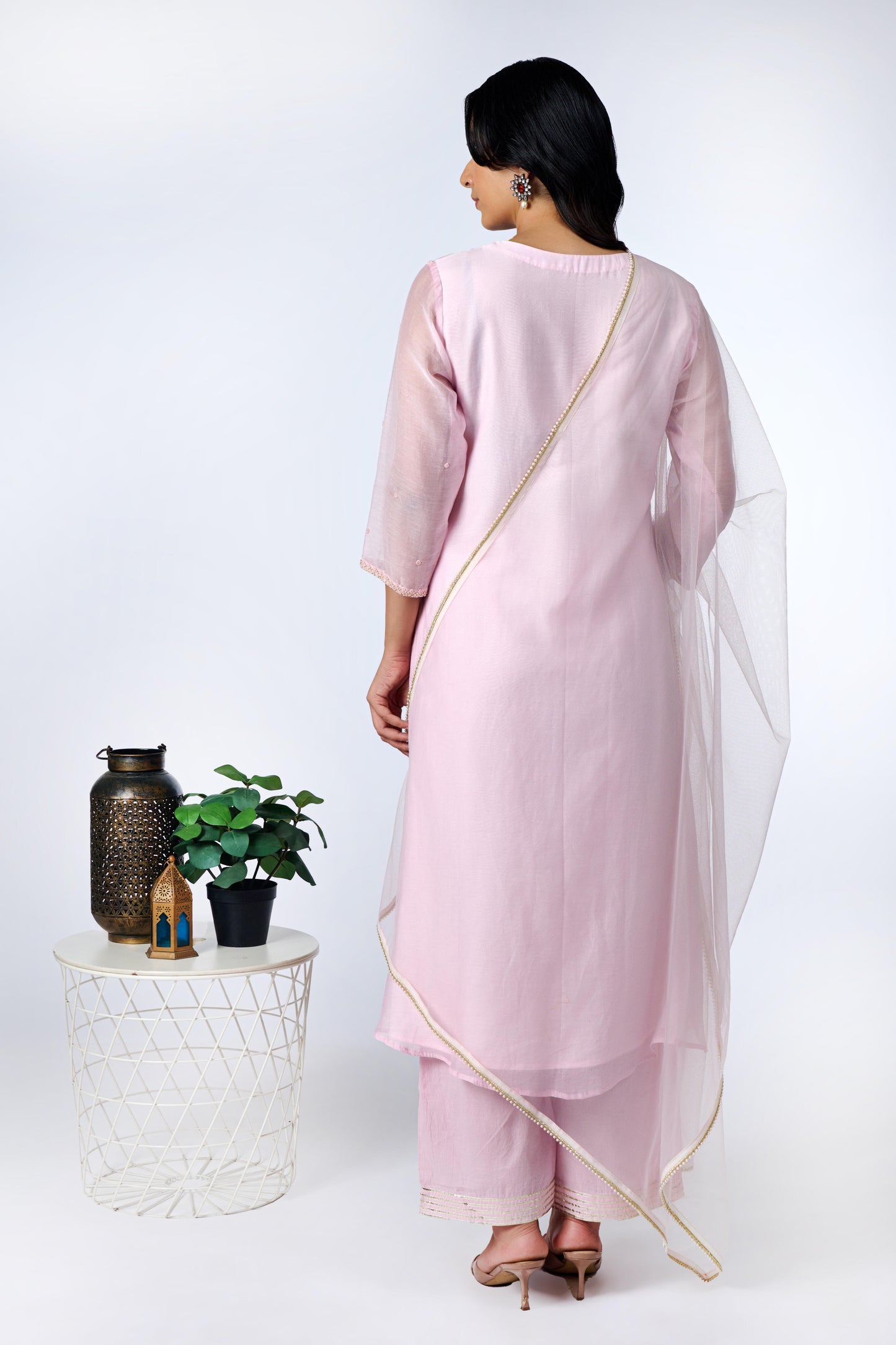Pearl Pink Kurta Set