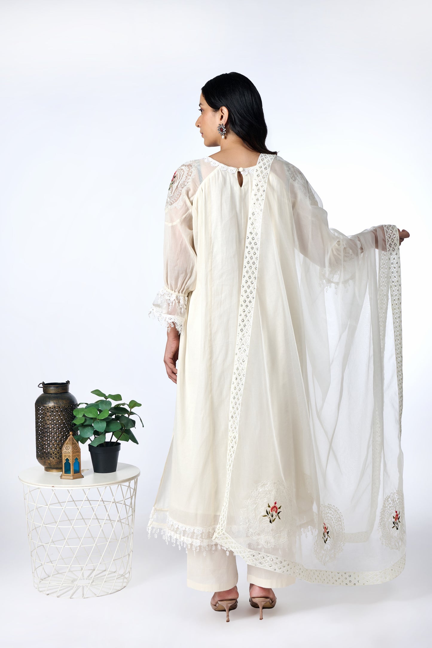Royal S White Kurta Set