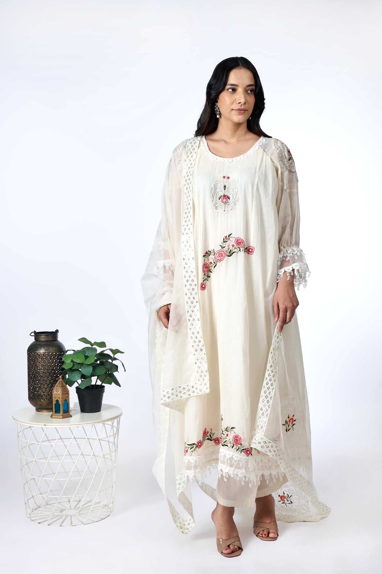 Royal S White Kurta Set
