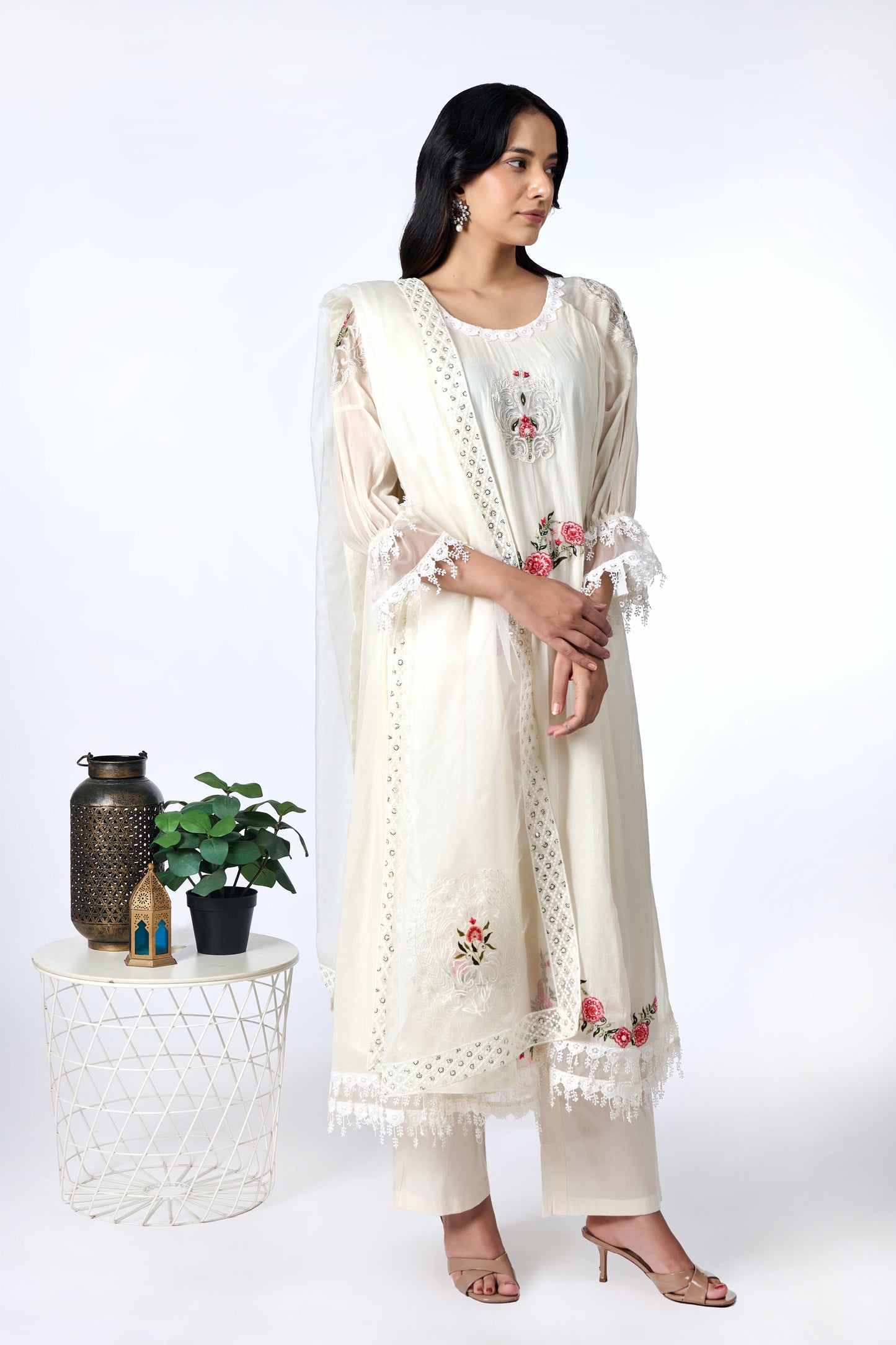 Royal S White Kurta Set