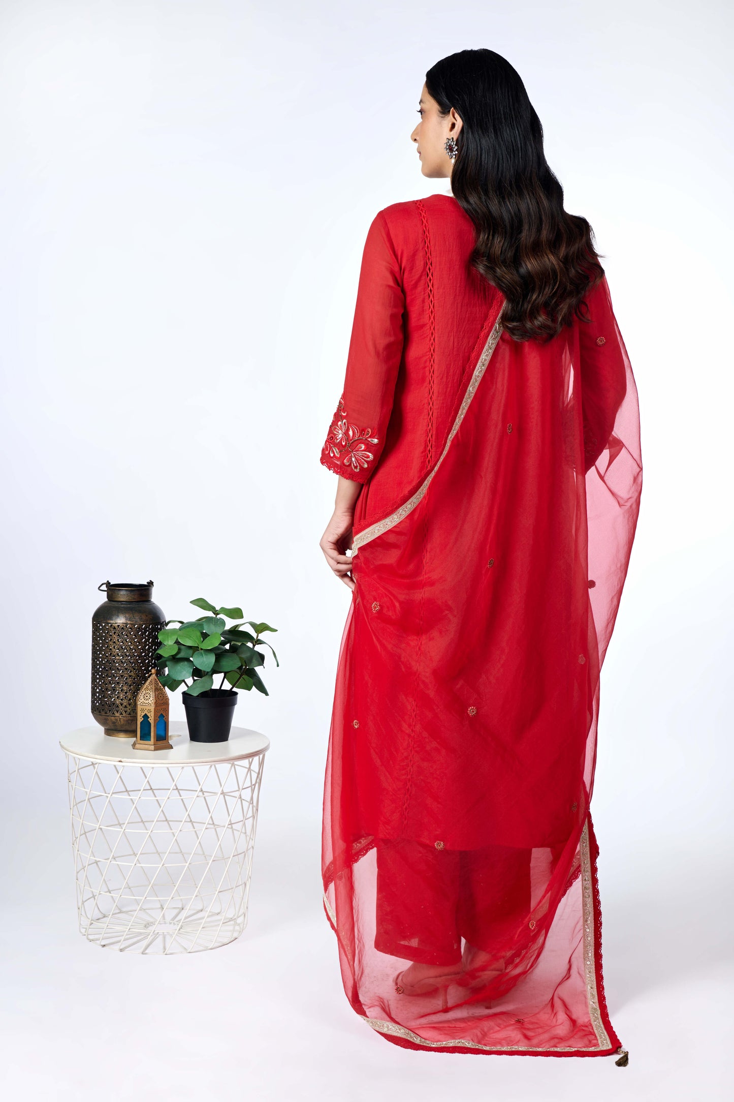 Ruby Gold Kurta Set
