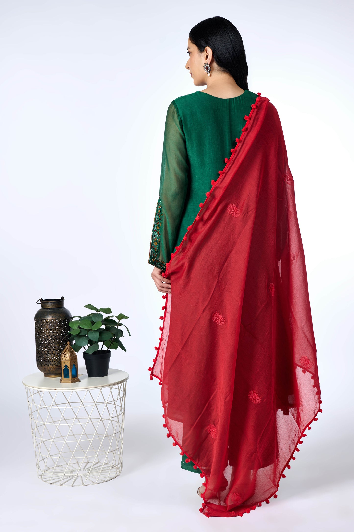 Enchanting Green Kurta Set