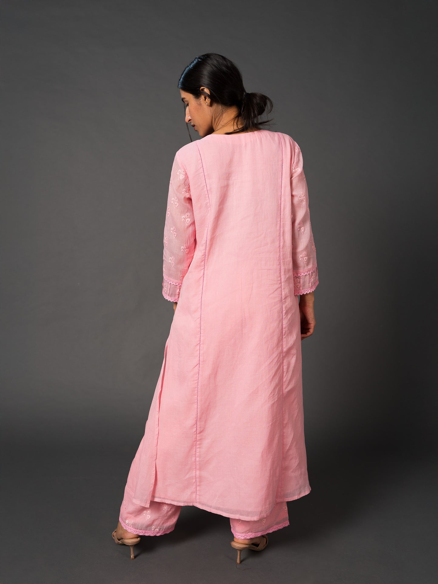 Soft Blush Pink Kurta Set