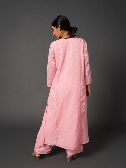 Soft Blush Pink Kurta Set