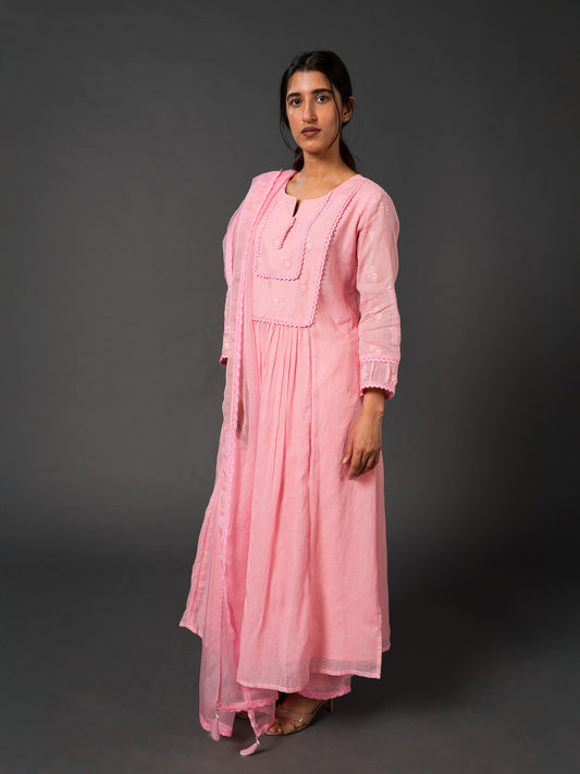 Soft Blush Pink Kurta Set