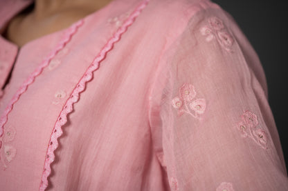 Soft Blush Pink Kurta Set