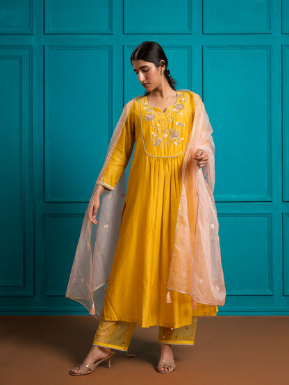 Sunshine Blossom Kurta Set