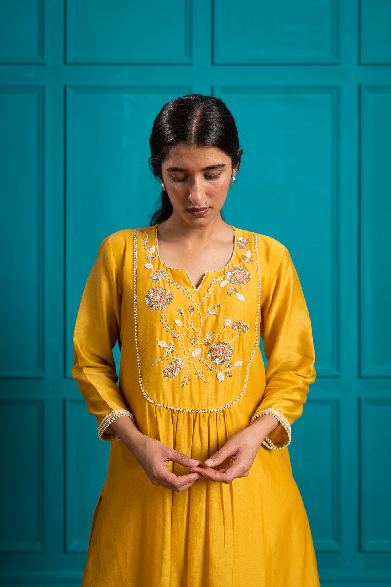 Sunshine Blossom Kurta Set